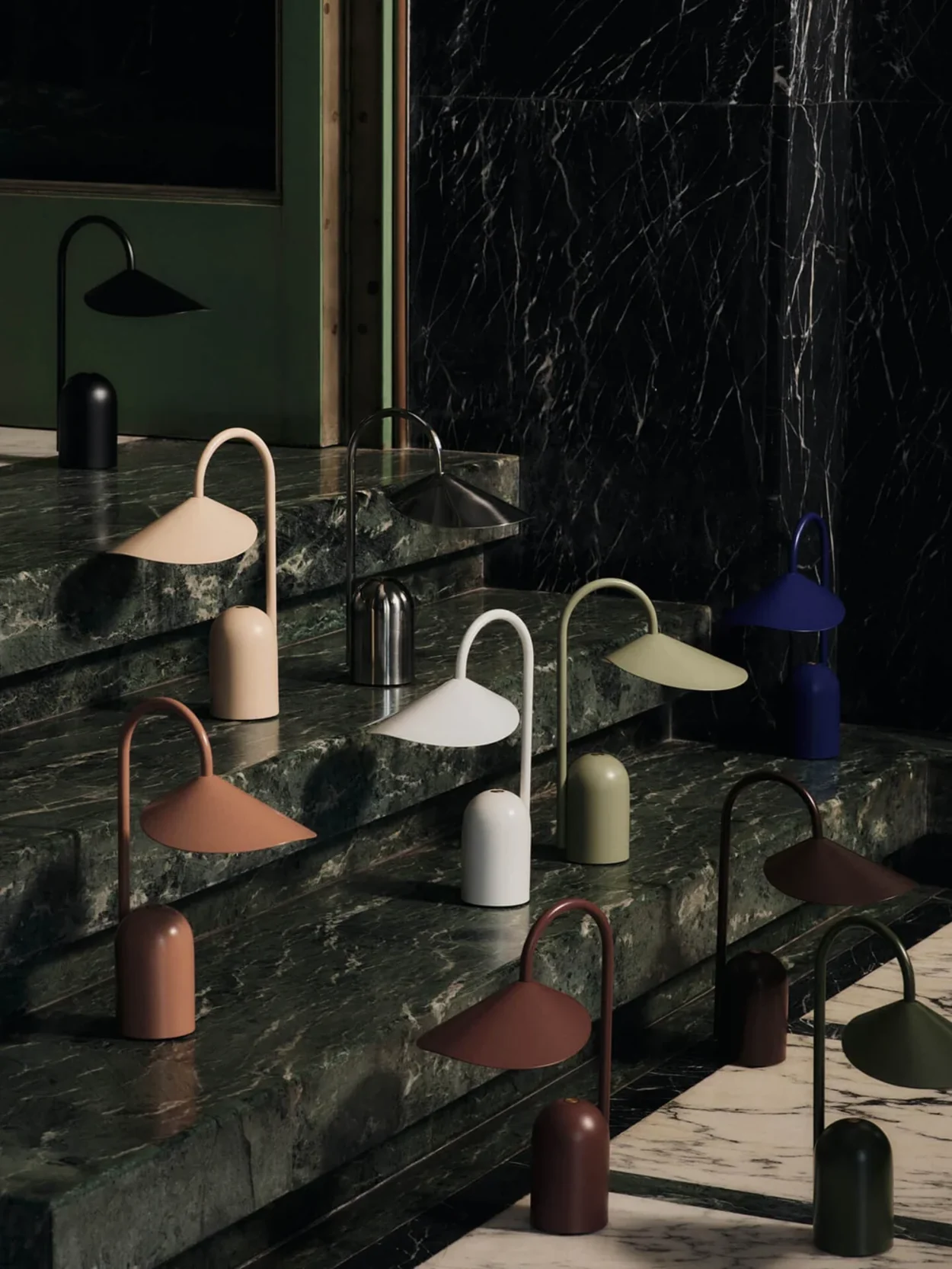 Arum Portable Lamp - Stainless Steel
