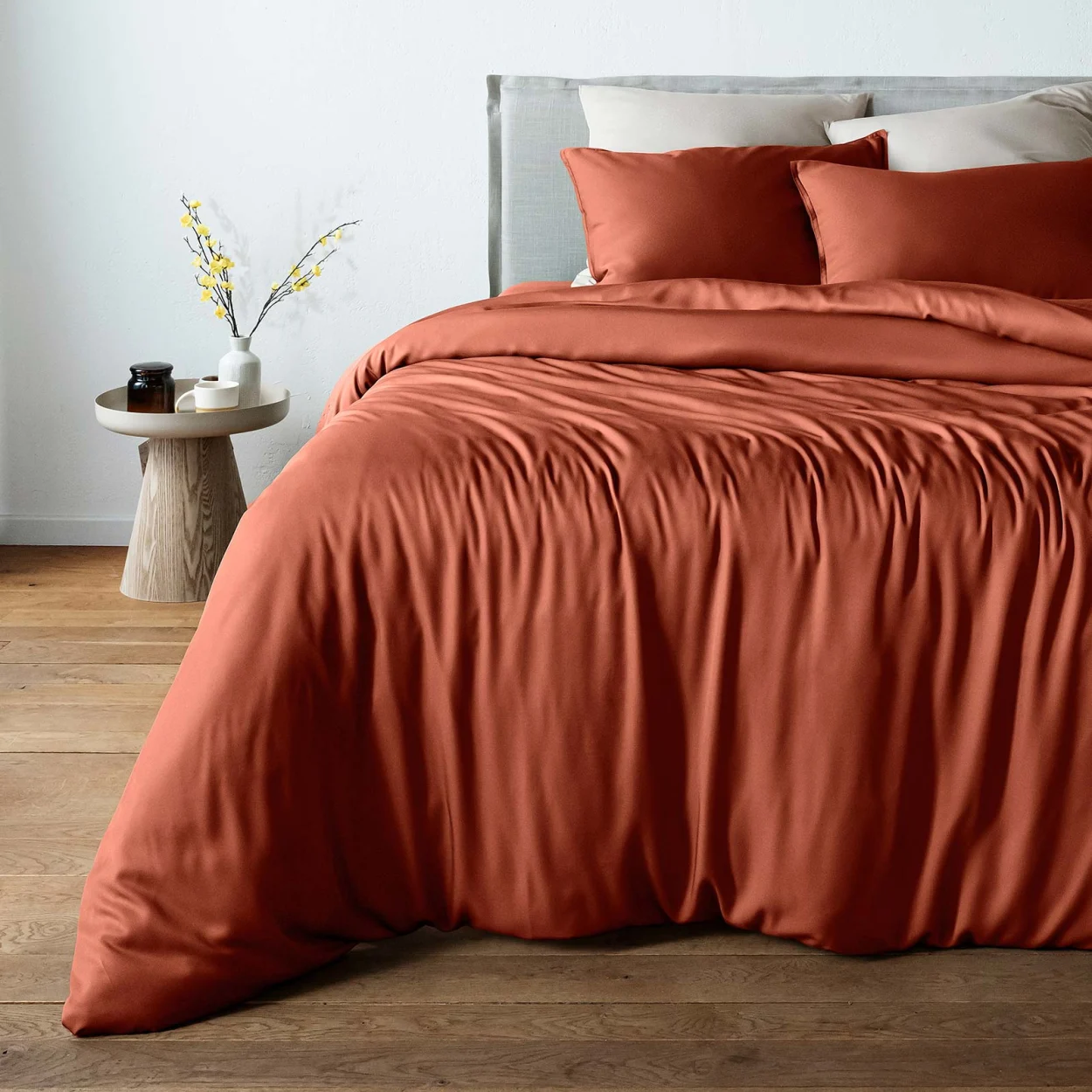 Bambus Koddaver 2stk - Terracotta 50x75