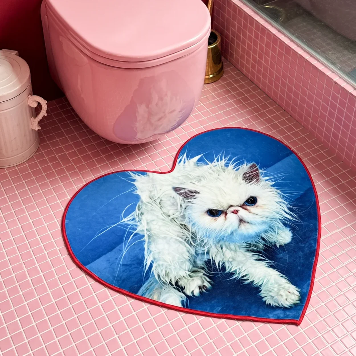 Bath Mat - Angry Cat