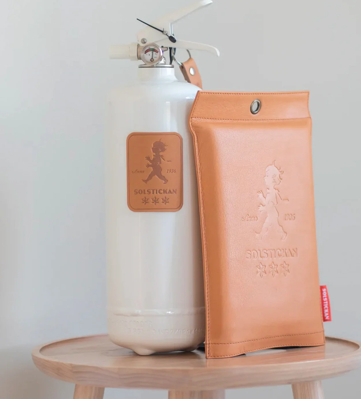 Eldvarnartæki 2 kg Hvítt leður ljós br