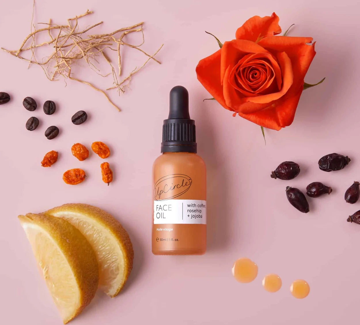 Face oil with Coffee