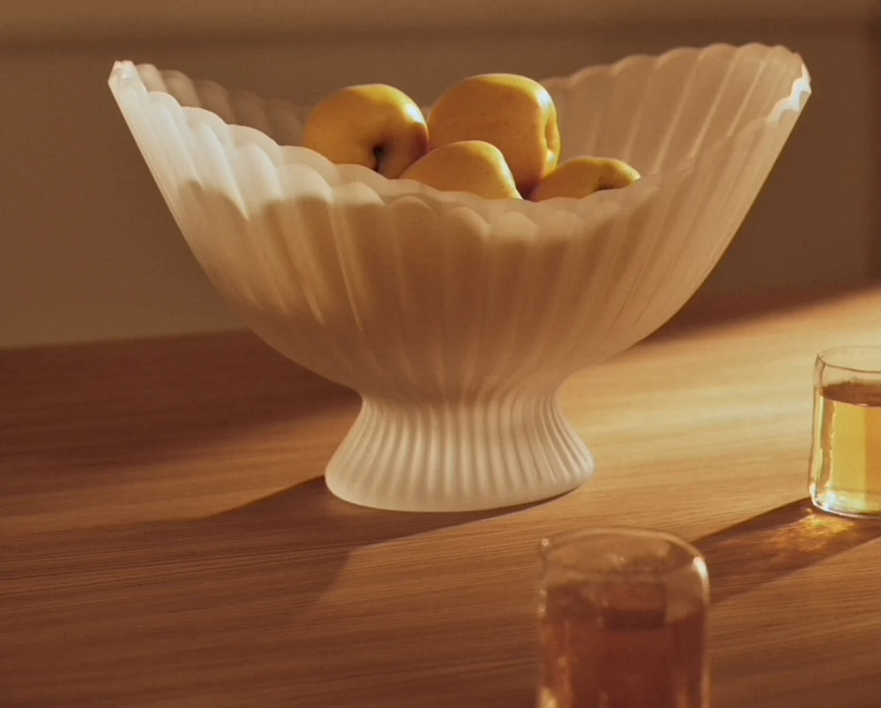Fountain Glass Bowl - 19 Frosted 