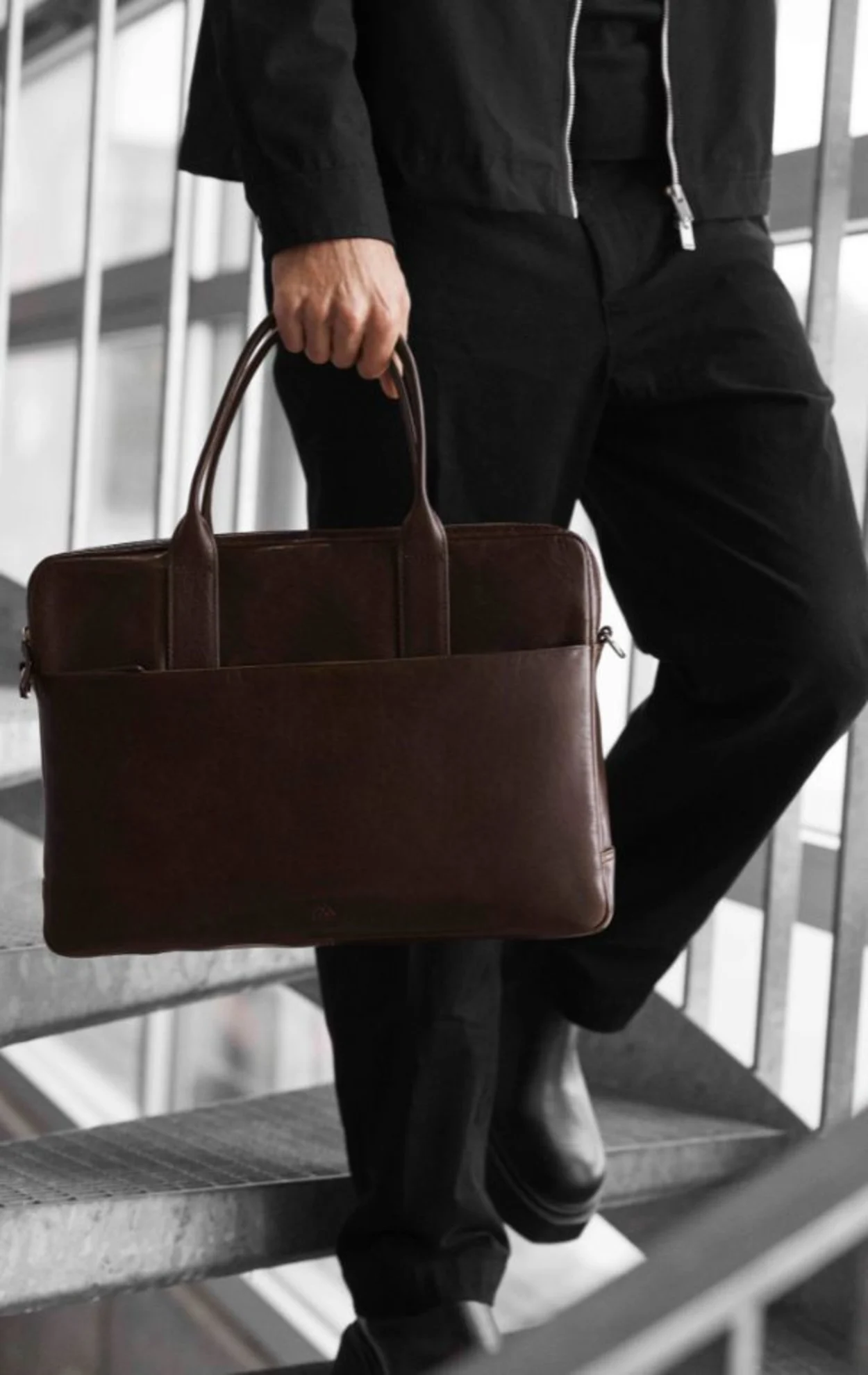 GrantMBG Laptop Bag Espresso Brown