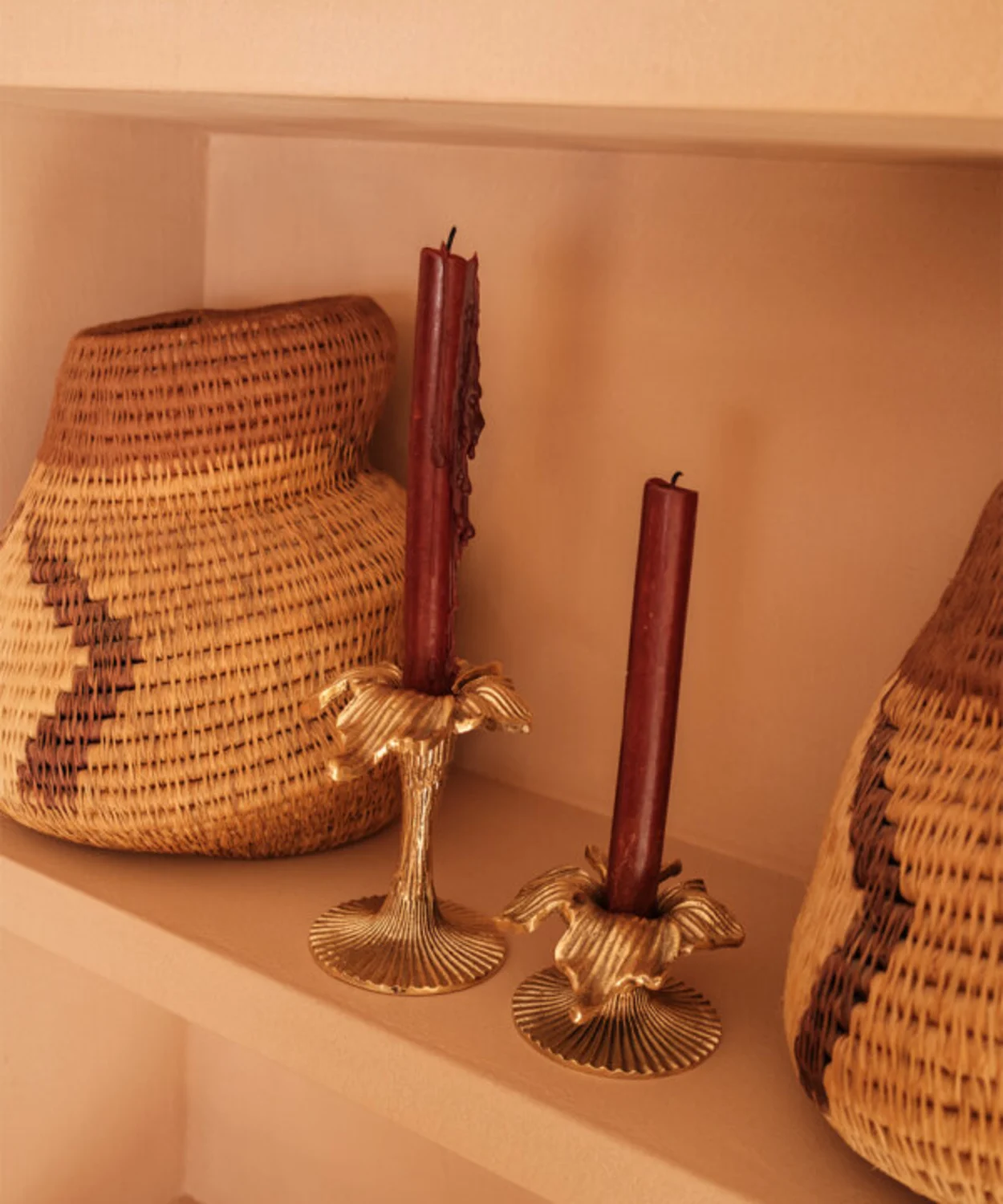 Hailey Hibiscus Candle Holder Short