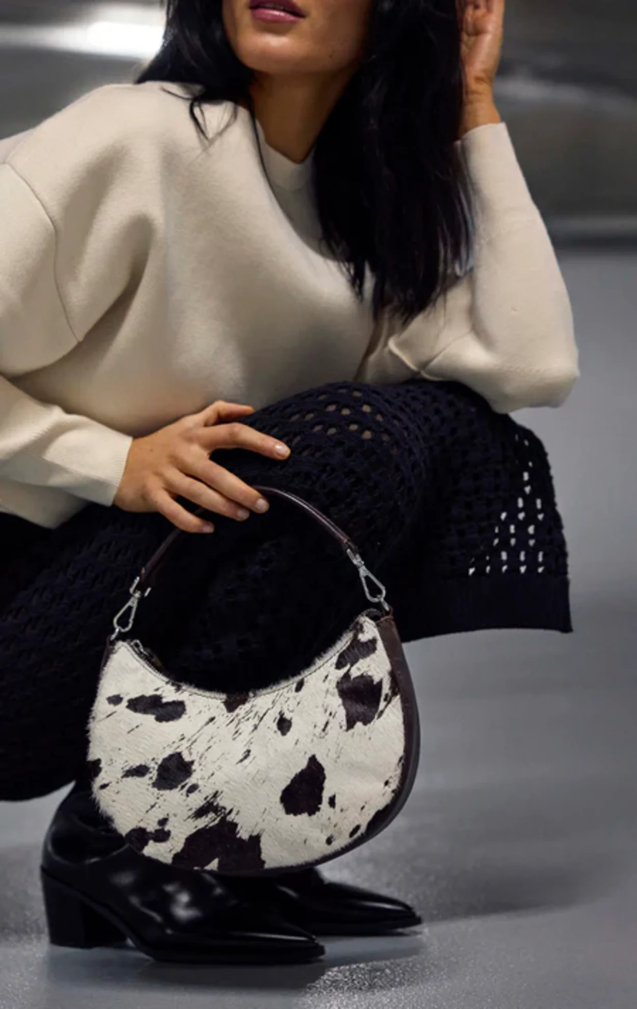 HeliaMBG Cross Bag Cow print