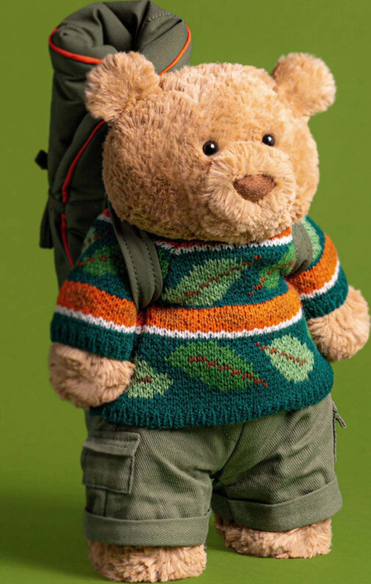 Jellycat Bear hiking outfit 