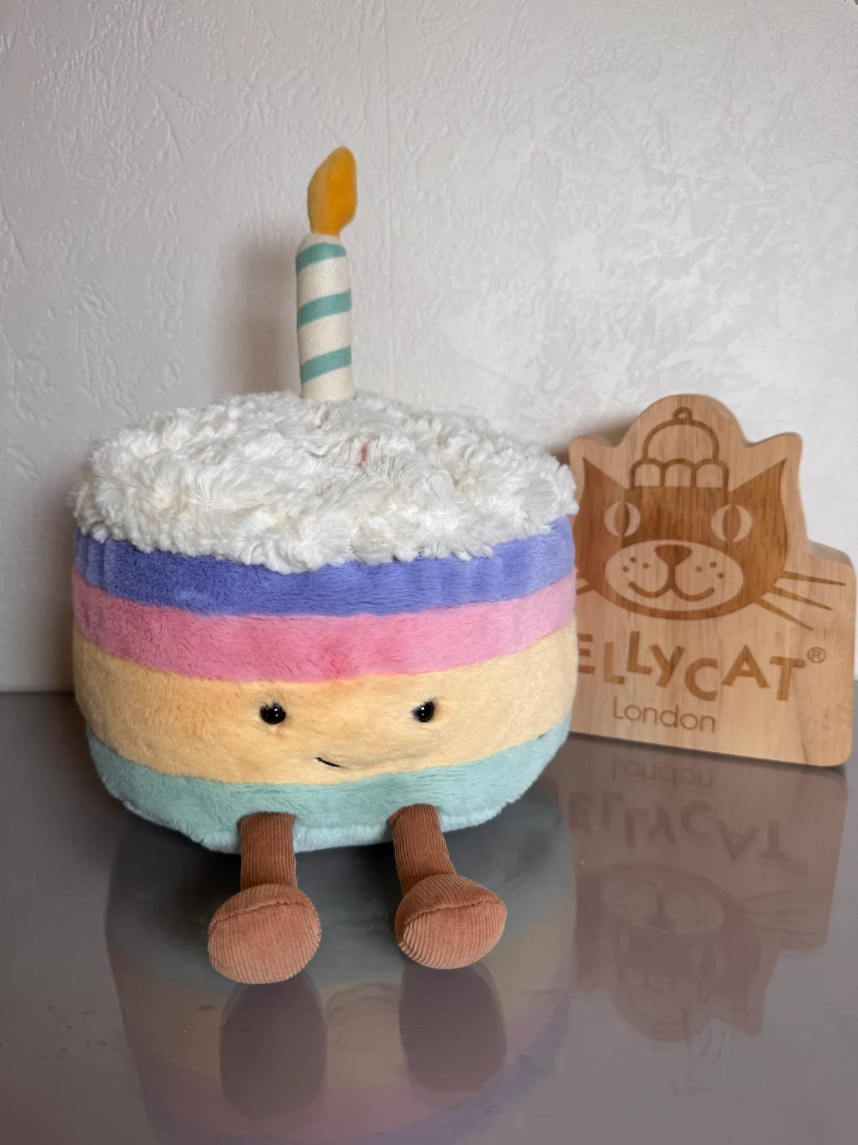Jellycat rainbow birthday cake