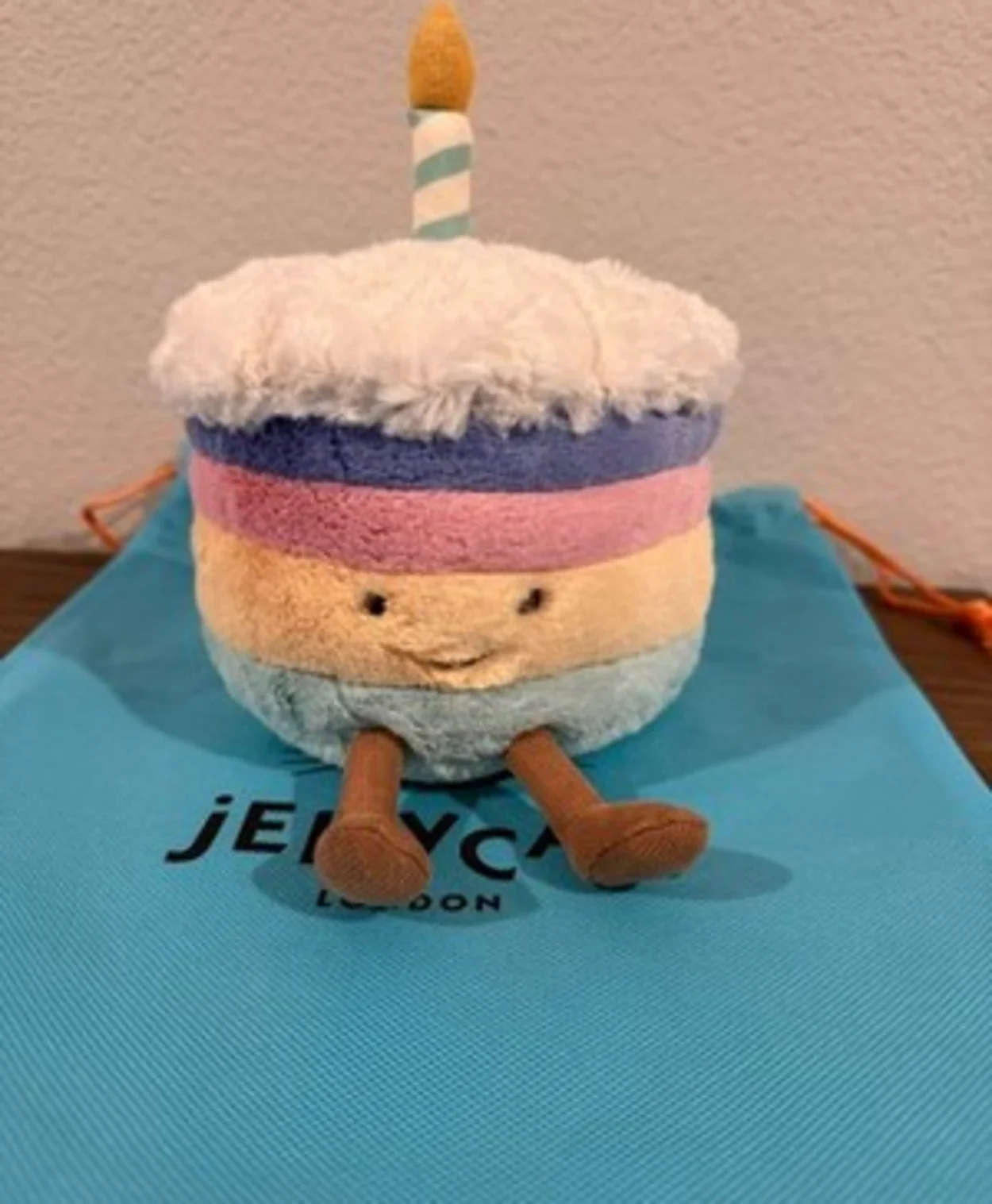 Jellycat rainbow birthday cake