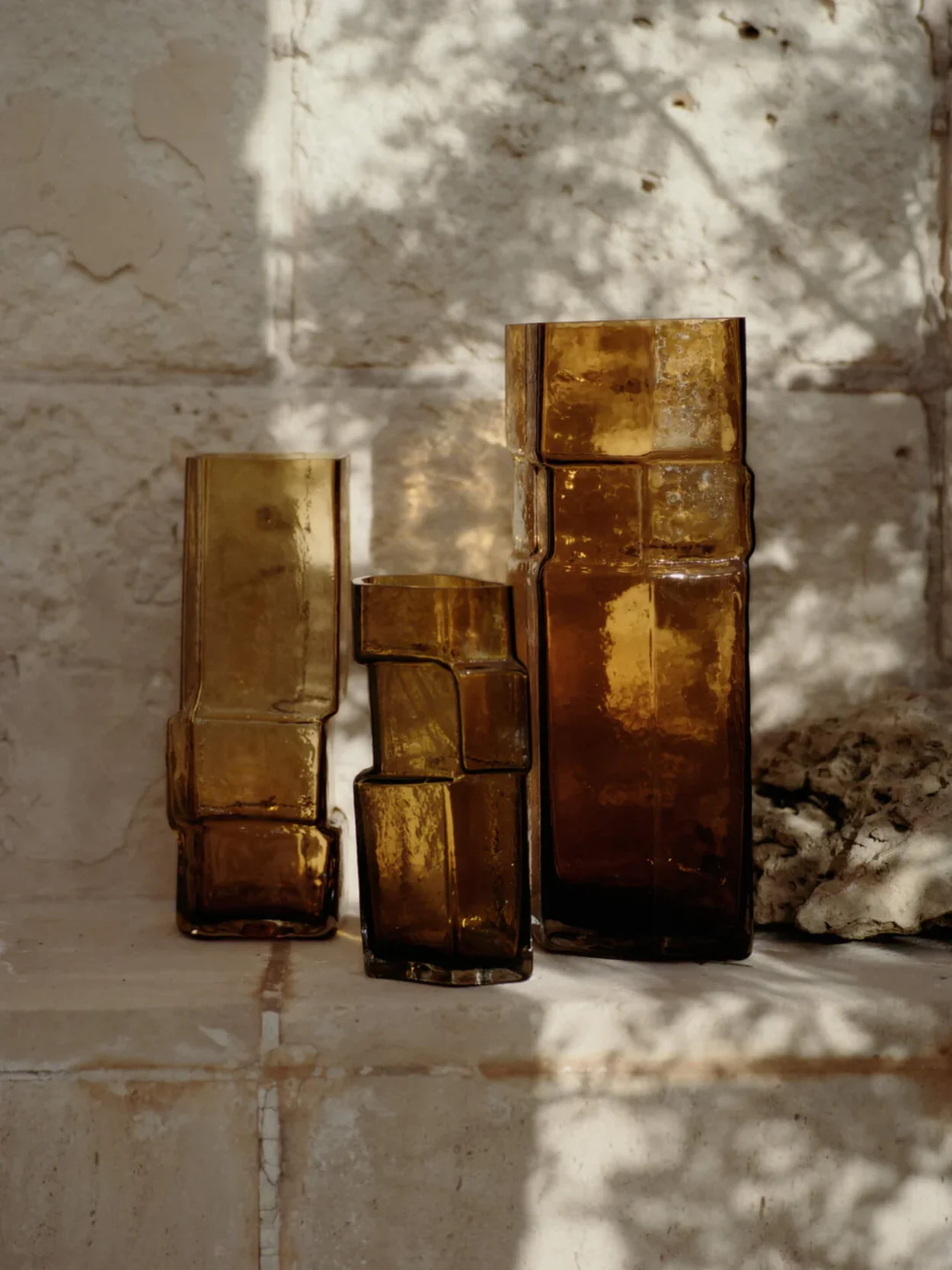 Muro Vase - H23 - Amber 