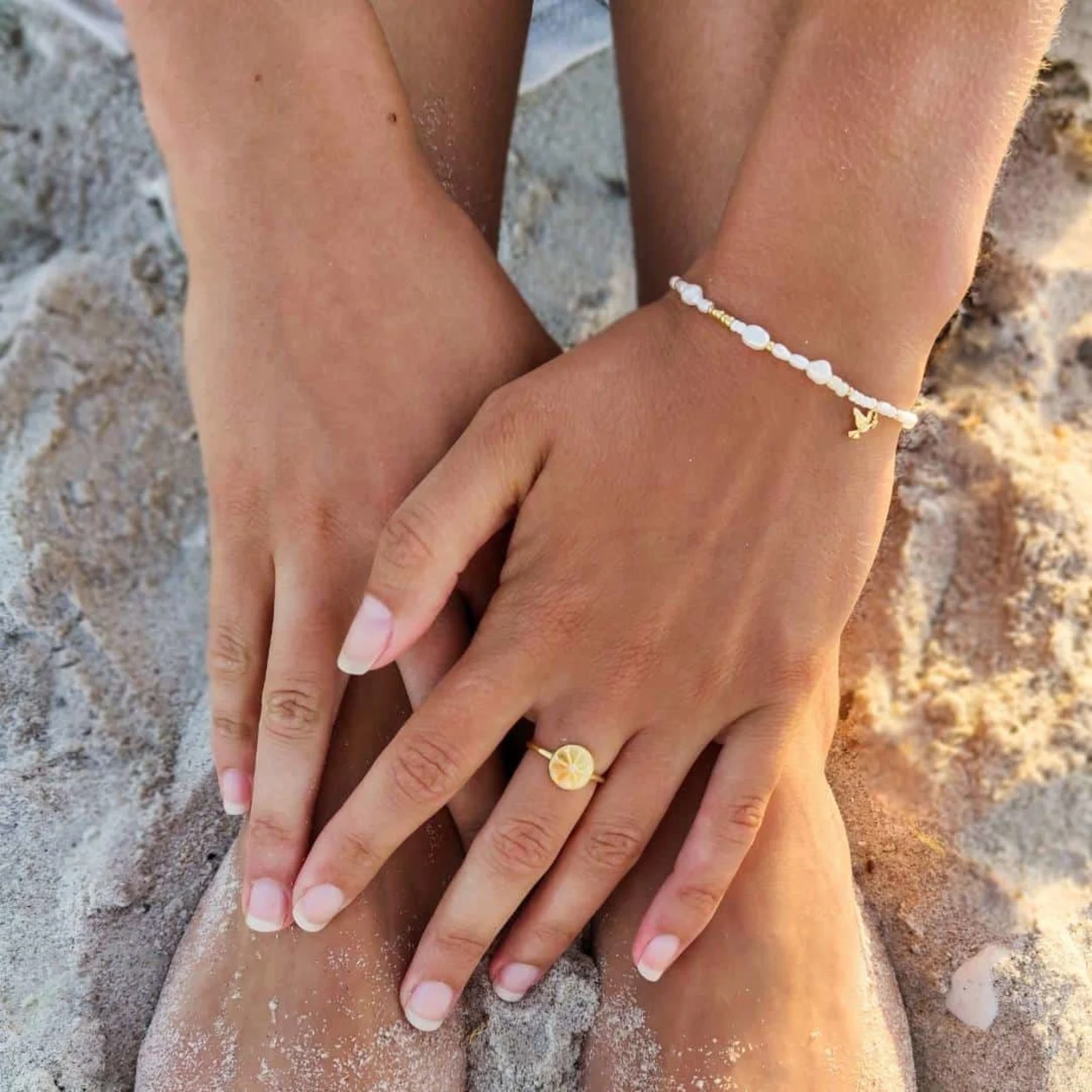 Peace pearl Bracelet