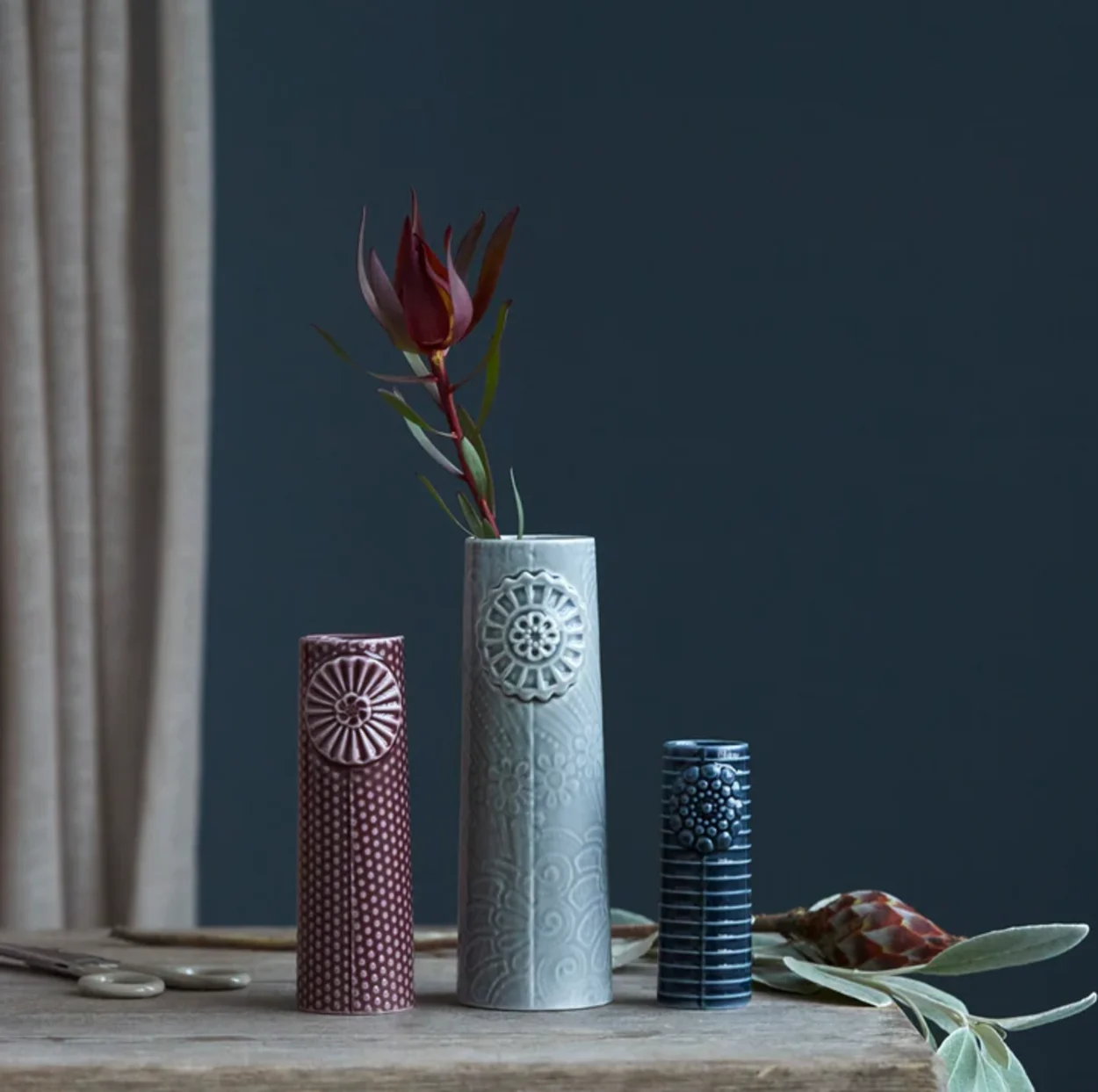 Pipanella Dot Mini Aubergine Vase