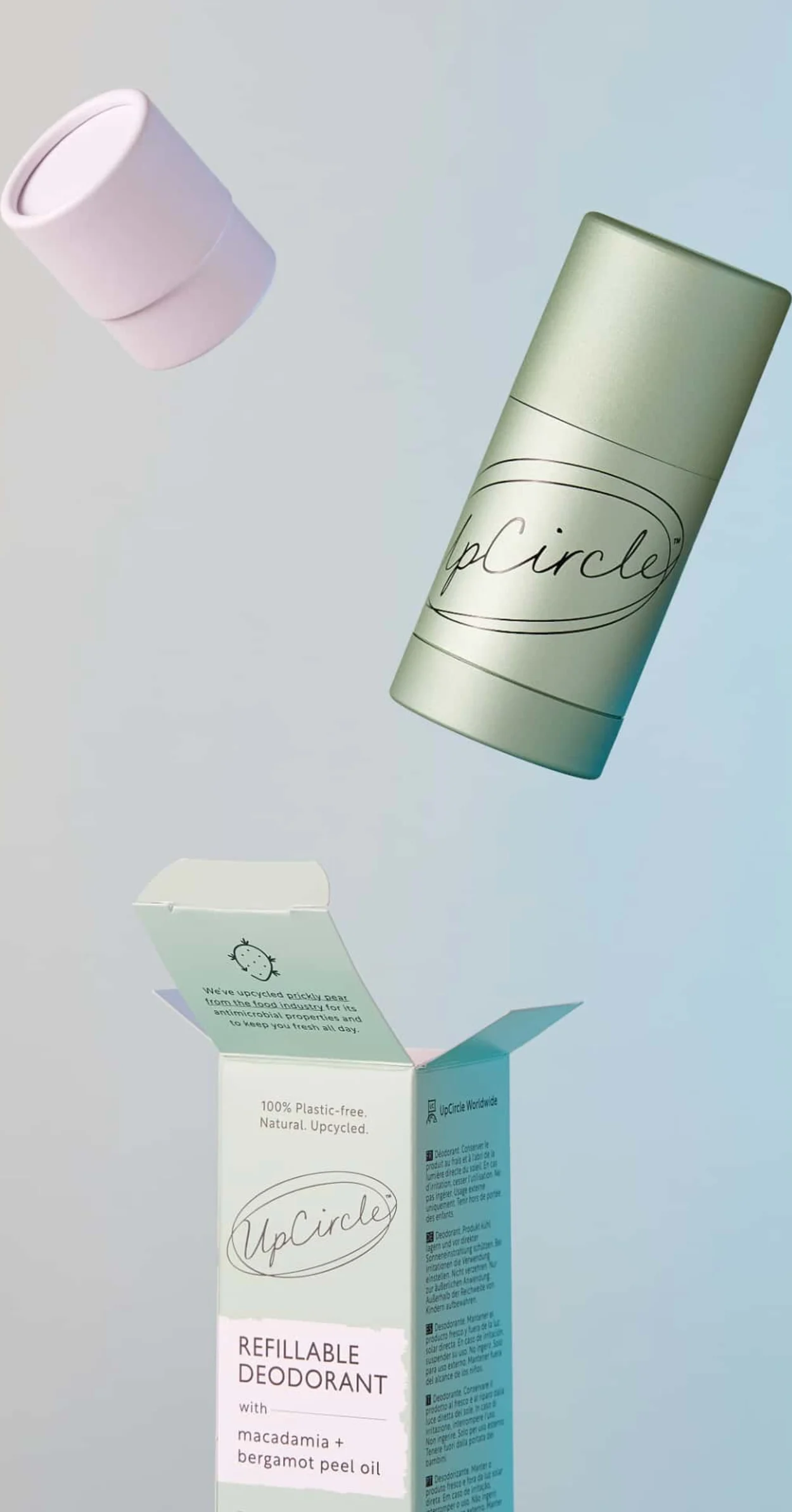 Refillable Deodorant with Macadamie 