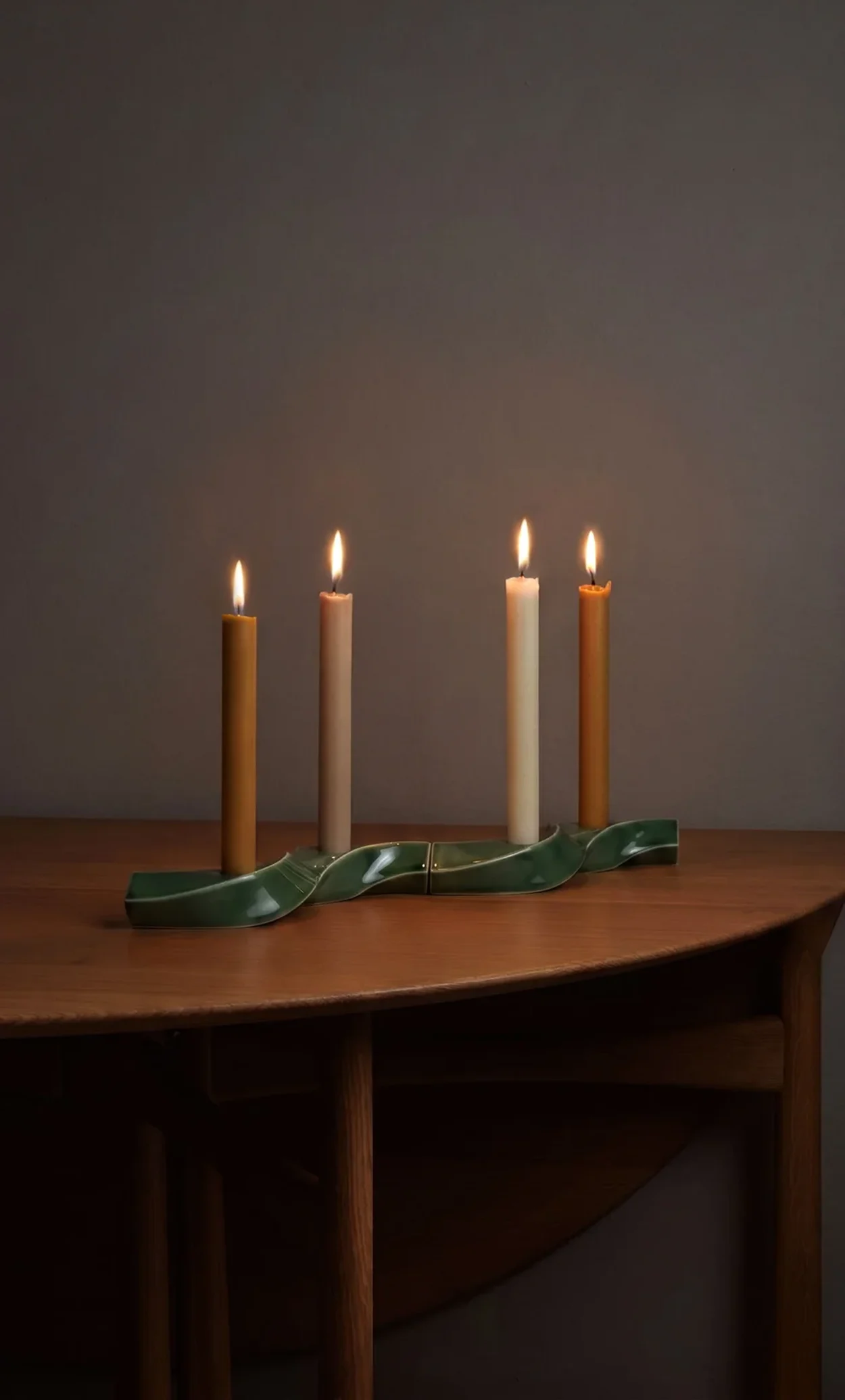 Samsurium Couronne Advent Candlestick Spruce
