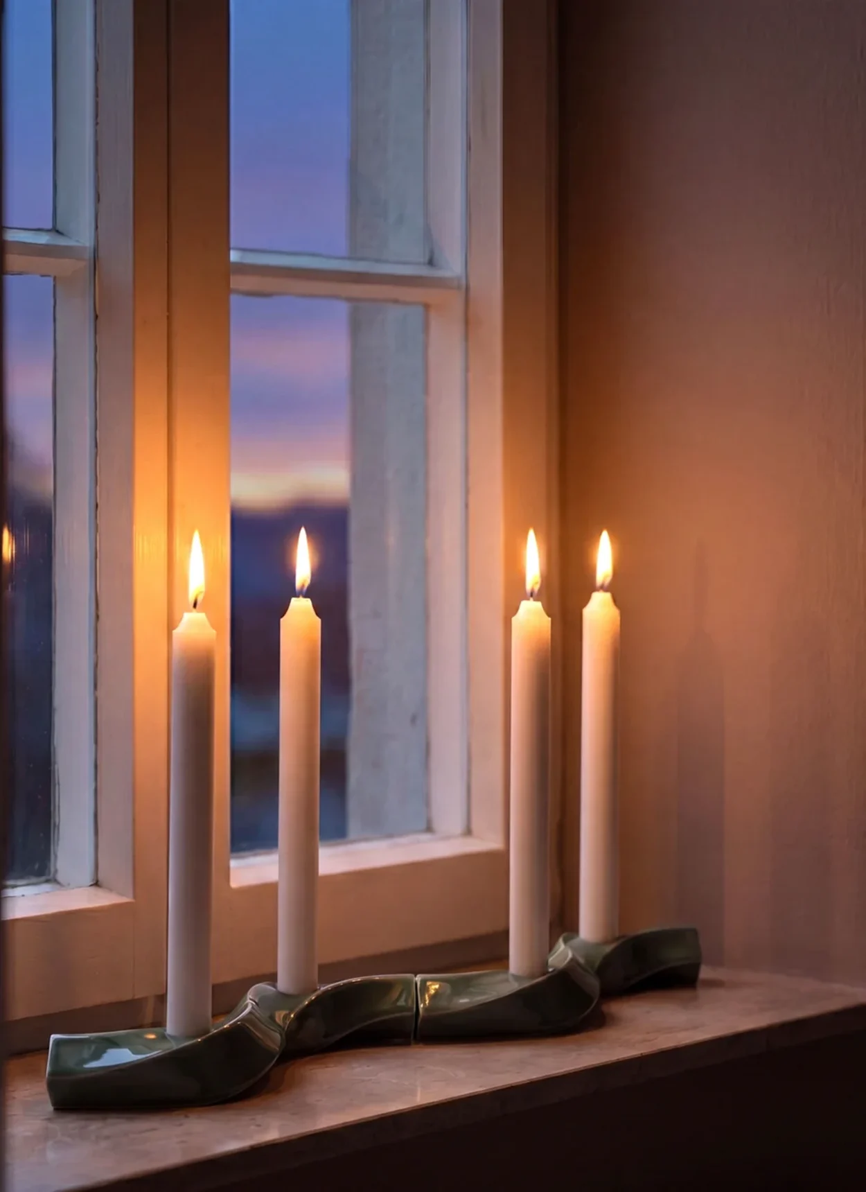 Samsurium Couronne Advent Candlestick Spruce