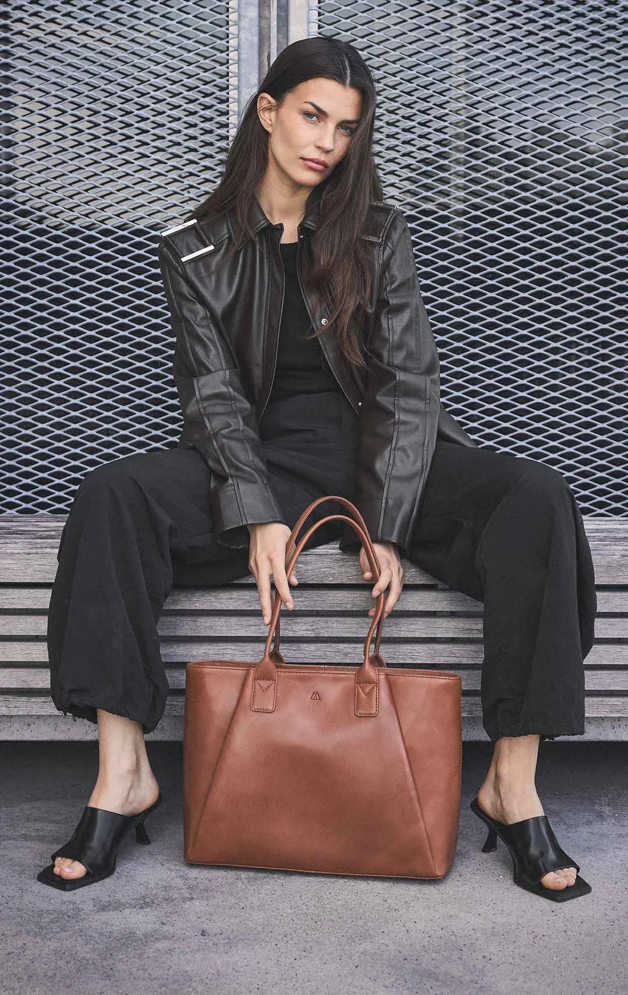 SayaMBG Work Bag Ant Chestnut
