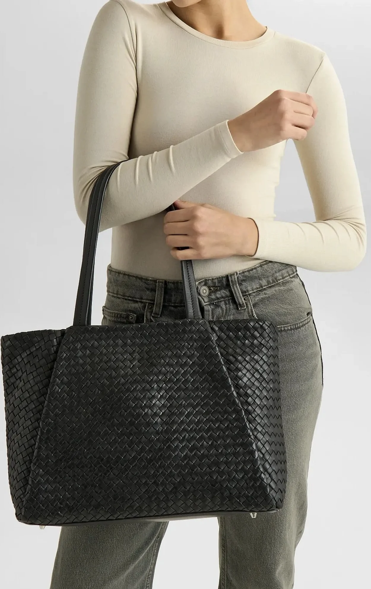 SayaMBG Work Bag weave Black