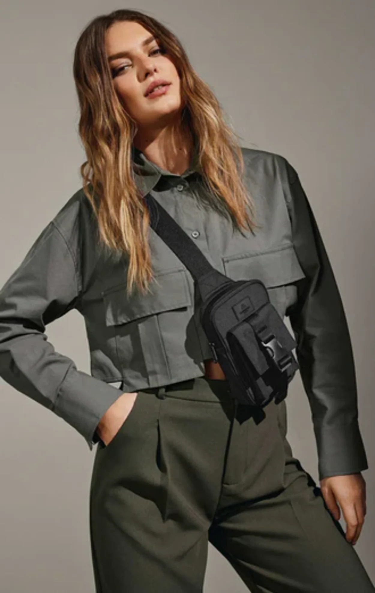 SouthMBG One Shoulder Rec Black
