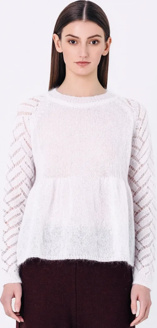 Agnes Sweater - White Berry 