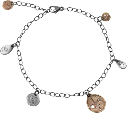 Armband, silfur keðja