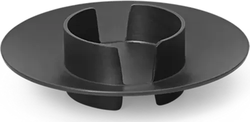 Block Candle Holder - Black Brass