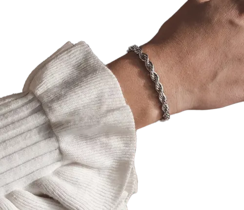 by my letra gia armband (silfur)