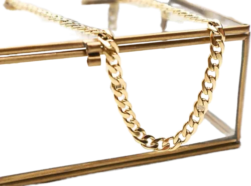 by my letra maze keðja (gull)