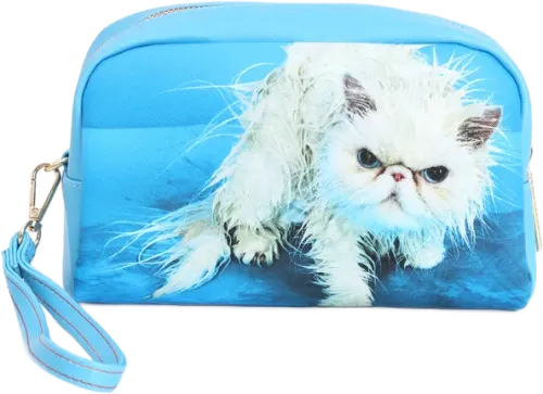 Cosmetic bag- 23x8x13 - Angry Cat 