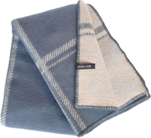 Ihanna Home Cottage Teppi blátt/beige