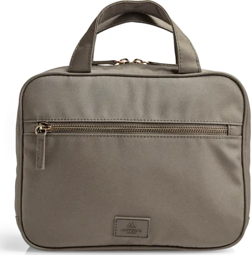 DiscoverMBG Toiletry Bag Rec Walnut/Gold