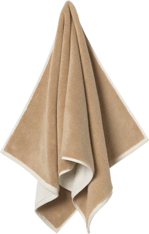 Ekko Bath Towel - Cashmere/Off White 
