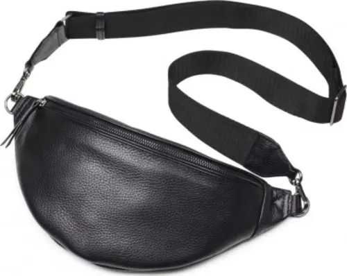Elinor Bum Bag - Black w Black 