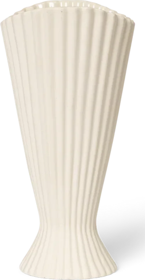 Fountain Vase - H20 - Off White 