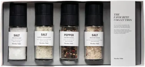 Gjafabox 4 vinsæl salt&pipar tegundir