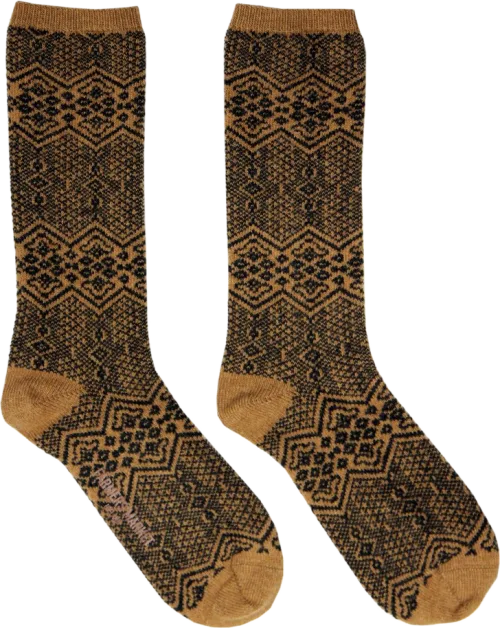 Hamragarðar Sokkar - Khaki/Svartir