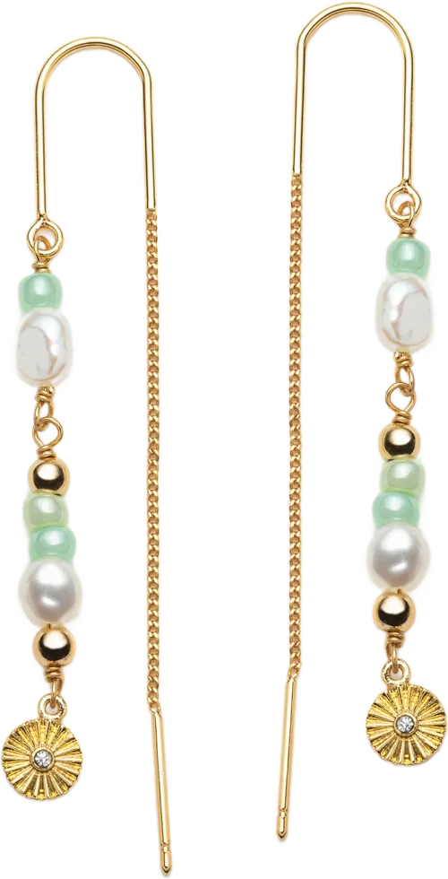 Innovation Pearl Chain Earrings