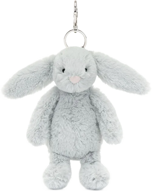 Jellycat Bashful silver bunny bag charm