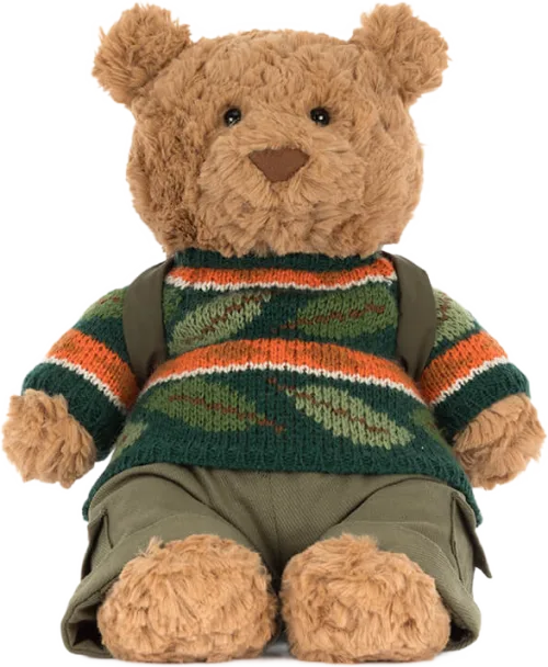 Jellycat Bear hiking outfit 