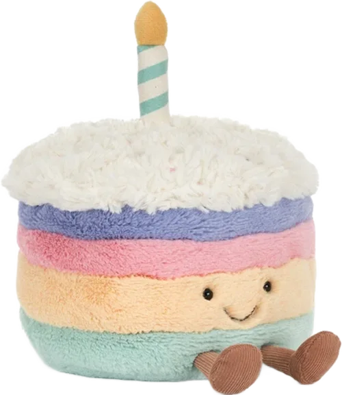 Jellycat rainbow birthday cake