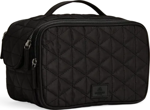 JourneyMBGToiletry Bag Quilt Black 