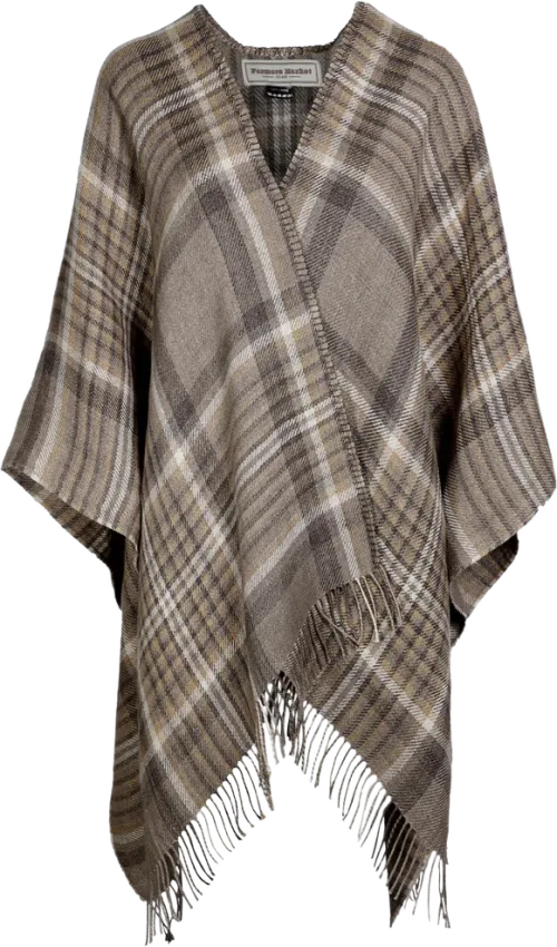 Katanes Hör poncho - Grey