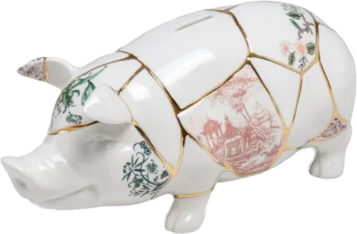 Kintsugi Piggy Bank 