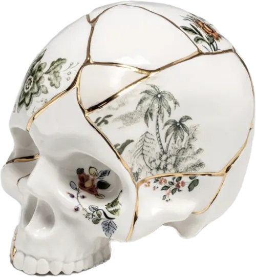 Kintsugi Skull 