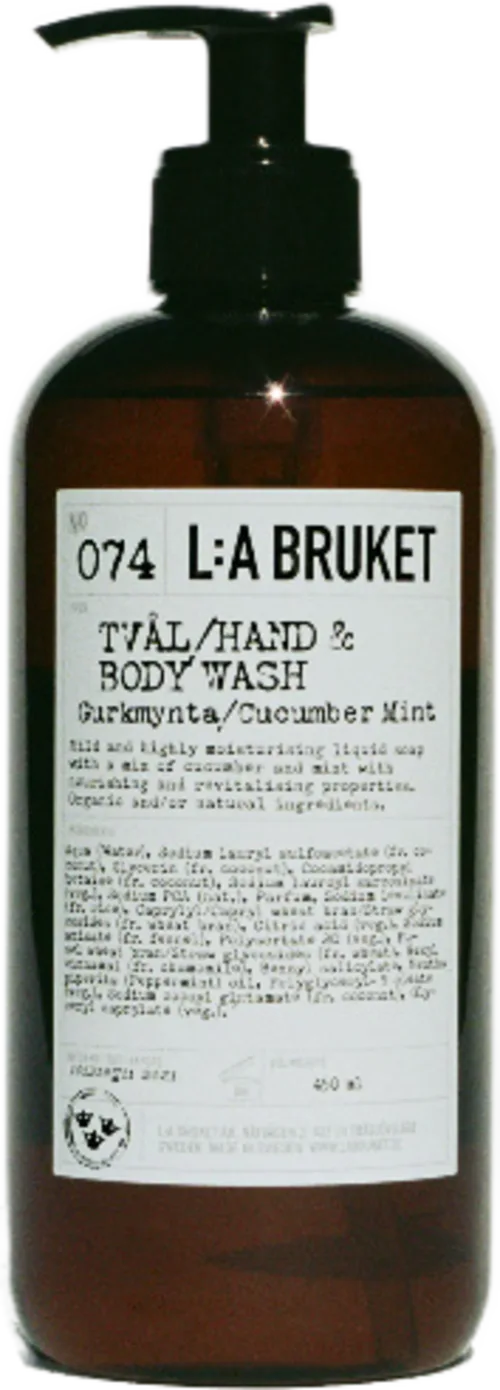 L:A Bruket Soap cucumber/mint (450 ml)
