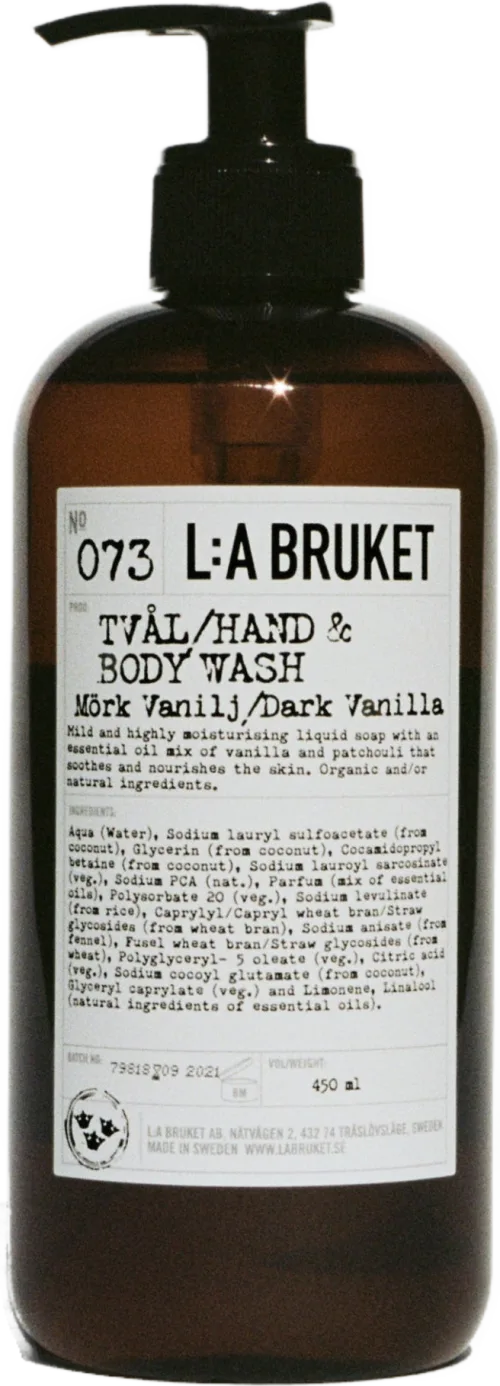 L:A Bruket Soap Dark Vanilla (450ml)