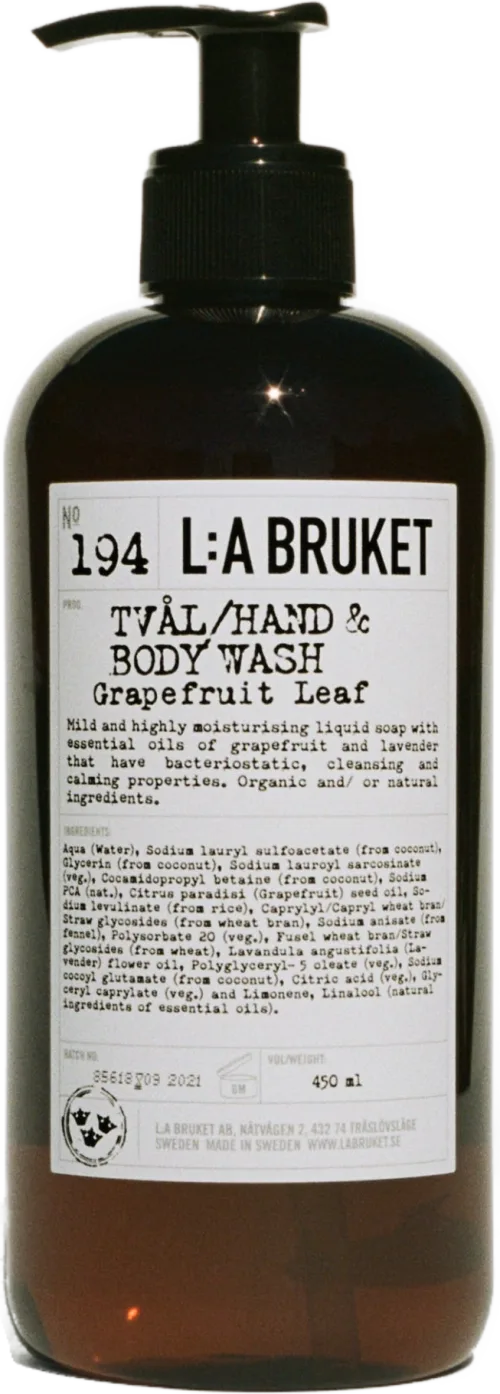 L:A Bruket Soap Grapefruit Leaf (450ml)