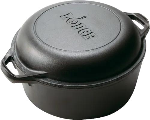 Lodge steypujárnssett pottur & panna (4,7 l)