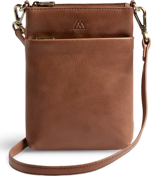 MaiaMBG Mini Cross Bag Ant Chestnut Gold 