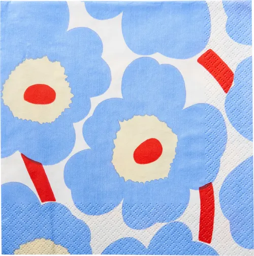 Marimekko Unikko blue Orange