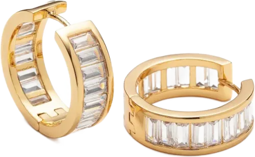 Crystal Hoop Earrings