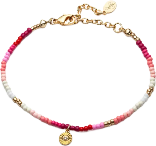Innovation beaded Bracelet Pink mix